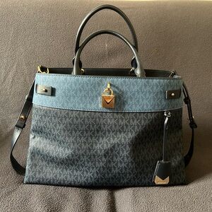 Michael Kors Gramercy Large Logo Satchel